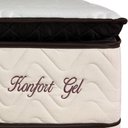 Ver imagem 3 de Colchao Konfort Gel 1,38x1,88x0,30 Cm Hellen Natural/marrom