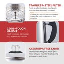Ver imagem 3 de Elite Gourmet Percolador de Café Elétrico 12 Xícaras em Aço Inox