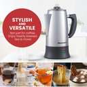 Ver imagem 6 de Elite Gourmet Percolador de Café Elétrico 12 Xícaras em Aço Inox