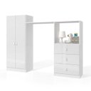 Ver imagem 5 de Quarto de Bebê Completo com Guarda-Roupa 2 Portas, Berço e Cômoda 3 Gavetas Completa Móveis