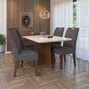 Ver imagem 1 de CJ EVORA 120X90 TP MDF/VIDRO C/4 CAD