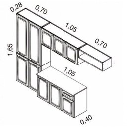 Cozinha Compacta Amanda Itatiaia - 3