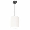 Ver imagem 1 de Lustre Luminária Pendente Vivare Free Lux Pe-4102pr Cúpula em Tecido 13x30cm