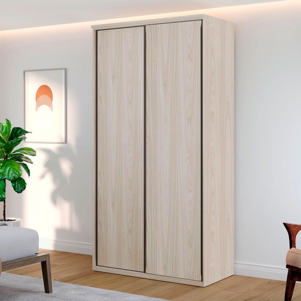 Guarda-roupa Solteiro Manhattan 2 Portas 3 Gavetas 100% Mdf