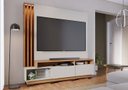 Ver imagem 3 de Home Theater Humaita Off White Matte/freijó - Colibri Móveis