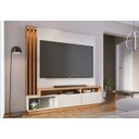 Ver imagem 1 de Home Theater Humaita Off White Matte/freijó - Colibri Móveis