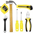 Ver imagem 1 de Kit Ferramentas 7 Peças Martelo Chaves Trena 9yb Eda