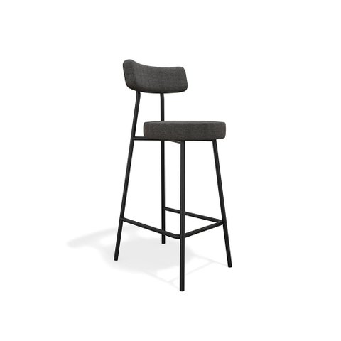 Banqueta Alta Bock Linho - Ssx Multicoisas