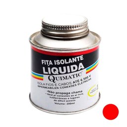 Fita Isolante Líquida Vermelha 200ml Quimatic Tapmatic - 2