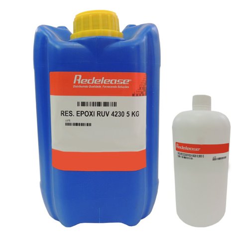 Resina 4230 Epoxi Transparente para Altas Espessuras com Proteção Uv [5,900kg]