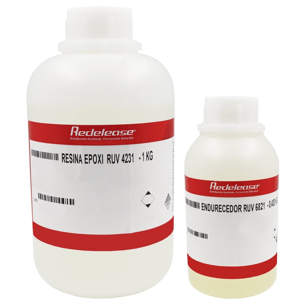 Resina 4231 Epoxi Transparente Com Proteção UV (Com Endurecedor) [1,430 Kg] - 1
