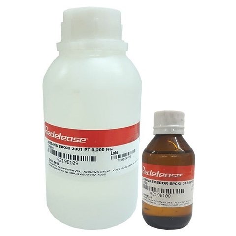 Resina 2001 Epoxi Transparente Com Endurecedor 3154 [0,300 Kg]