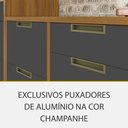 Ver imagem 3 de Cozinha Modulada Imperatriz Gourmet Canto 09 Peças Ripado em Mdf Nesher