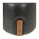 Ver imagem 3 de Puff com Pés em Madeira - Preto - Couro Sintético