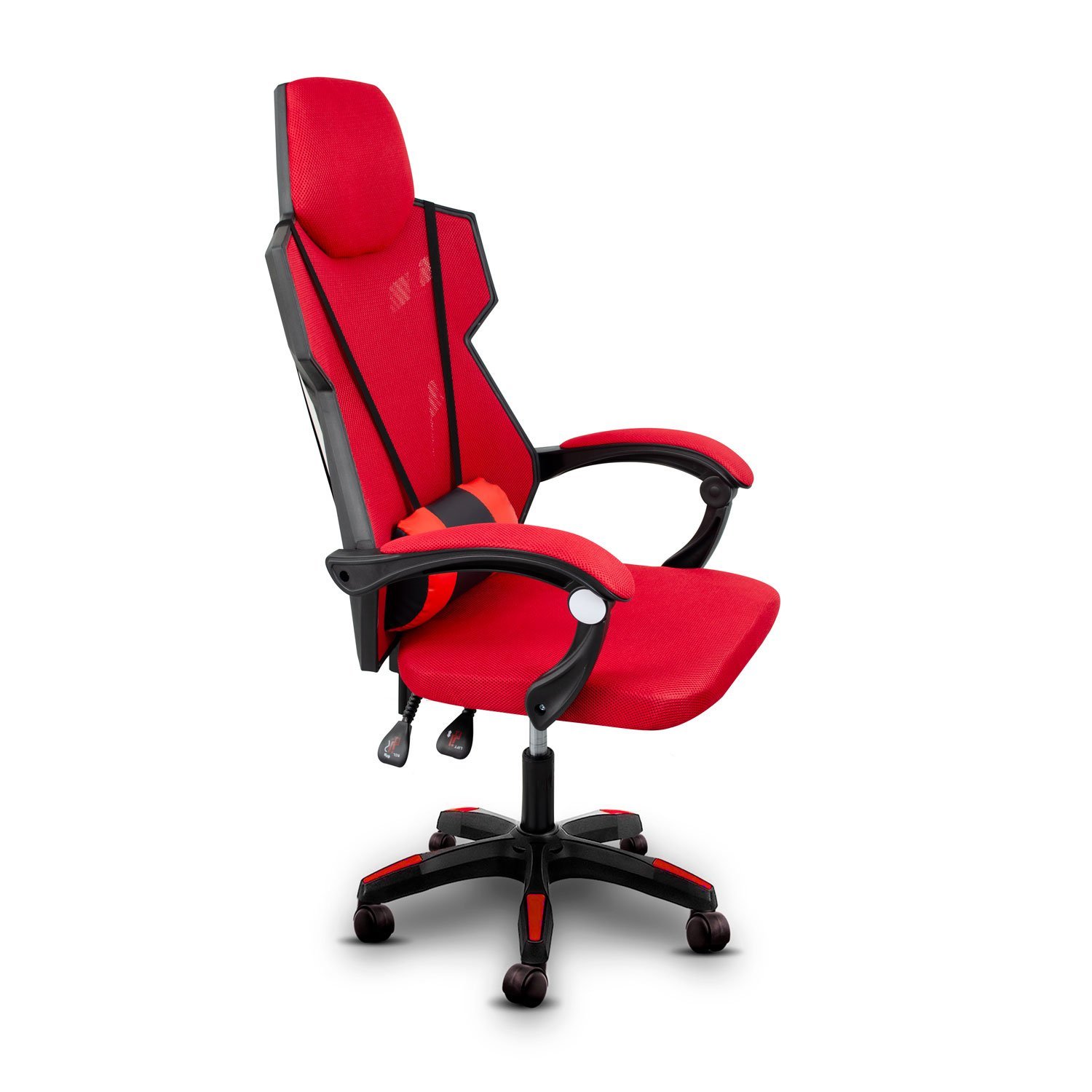 Cadeira Gamer Mesh Ergonômica Best Chair para Escritório Vermelha - 4