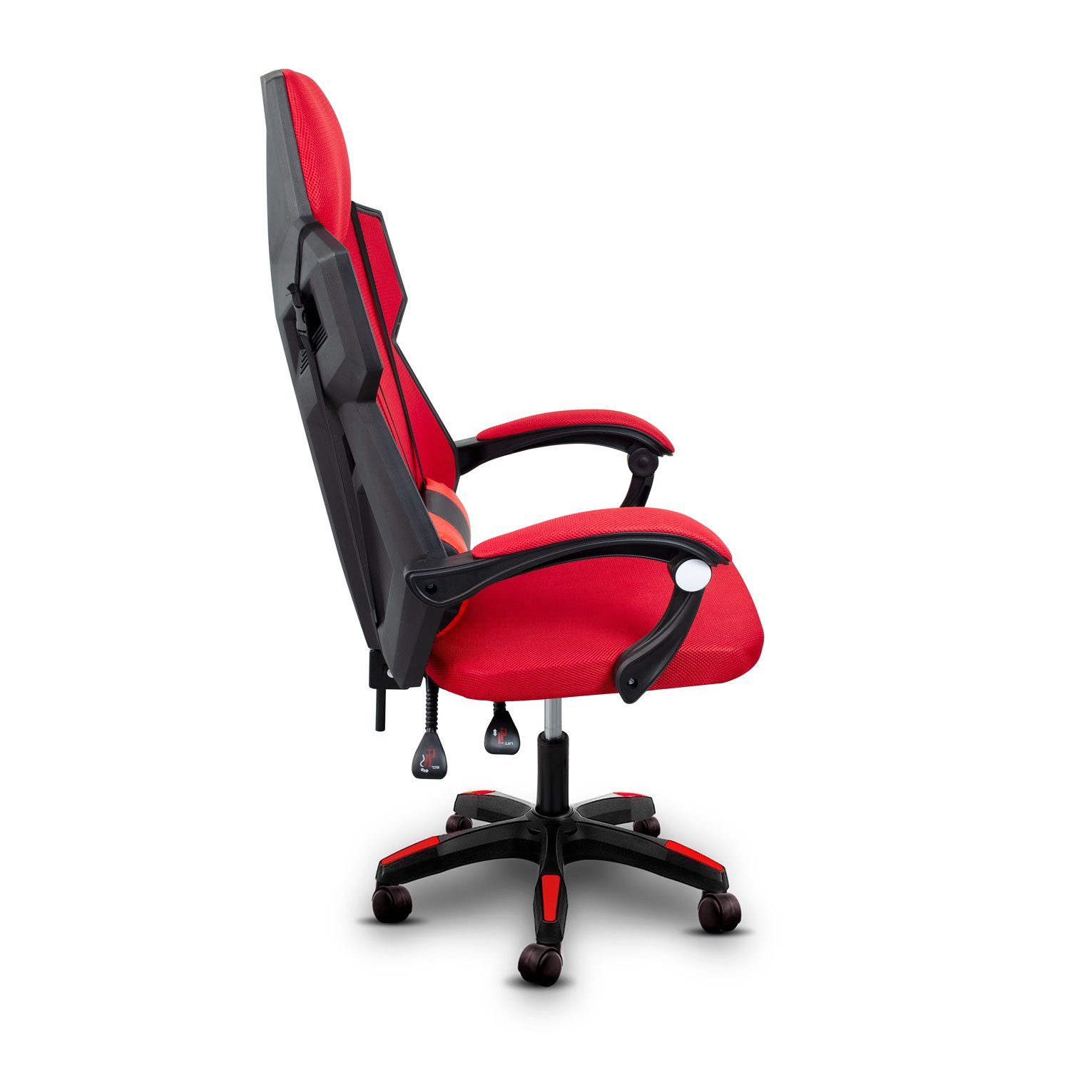 Cadeira Gamer Mesh Ergonômica Best Chair para Escritório Vermelha - 5