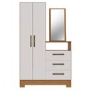 Ver imagem 5 de Cômoda com 3 Gavetas 2 Portas e 1 Espelho NT5165 Notável