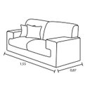 Ver imagem 3 de Sofá 2 Lugares Manuela 