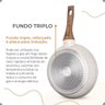 Panela Indução Revestimento Cerâmica Style Cook Mármol 20cm - Mimo Style - 8
