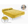 Sofá Cama 3 Lugares Pratic Espresso Móveis - 4