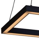 Ver imagem 2 de Lustre Pendente Newline Fit Led 743 Bivolt Preto 4000k Luz Neutra