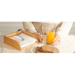 Suporte Porta Guardanapos Bambu Sense ou - Bambu - 3