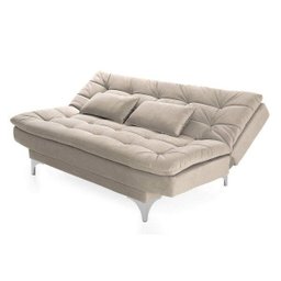 Sofá Cama 3 Lugares Pratic Espresso Móveis - 3