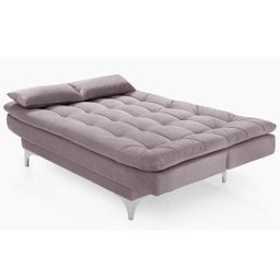 Sofá Cama 3 Lugares Pratic Espresso Móveis - 5