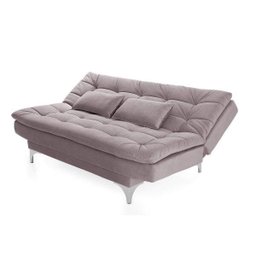 Sofá Cama 3 Lugares Pratic Espresso Móveis - 3