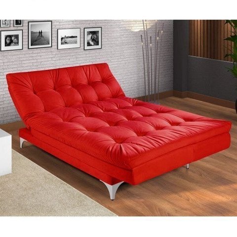 Sofá Cama 3 Lugares Versátil 