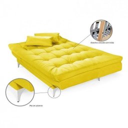 Sofá Cama 3 Lugares Versátil  - 6