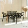 Kit 6 Cadeiras de Jantar Allegra Preta - 3