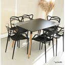 Ver imagem 2 de Kit 6 Cadeiras de Jantar Allegra Preta