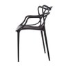 Kit 6 Cadeiras de Jantar Allegra Preta - 5