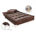 Ver imagem 6 de Sofá Cama 3 Lugares Versátil 