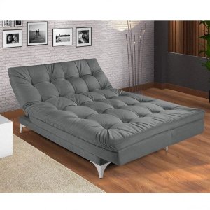 Sofá Cama 3 Lugares Versátil 
