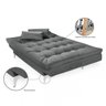 Sofá Cama 3 Lugares Versátil  - 5