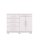 Ver imagem 1 de Cômoda Quarto 5 Gavetas 122cm e Sapateira 2 Portas Bella V01 - D'rossi