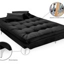 Ver imagem 5 de Sofá Cama 3 Lugares Versátil