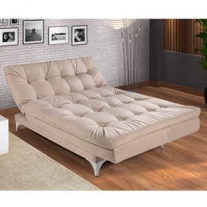 Sofá Cama 3 Lugares Versátil 