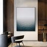 Quadro Águas Mar Profundas - Tela Única Decor Arte RJ 120 x 90 cm Branca - 1