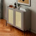 Ver imagem 1 de Buffet Mdf com Palha Natural L98,5 X A81,5cm