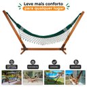 Ver imagem 6 de Suporte de Madeira com Rede de Descanso Verde