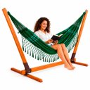 Ver imagem 1 de Suporte de Madeira com Rede de Descanso Verde