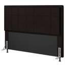 Ver imagem 1 de Cabeceira Cama Box Queen Canada 160 Cm Suede MV Estofados Marrom