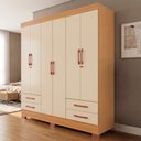 Ver imagem 1 de Guarda-Roupas Portofino 100% MDF 6 Portas 4 Gavetas