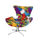 Ver imagem 2 de Poltrona Pé em Alumínio Patrícia Império Estofados