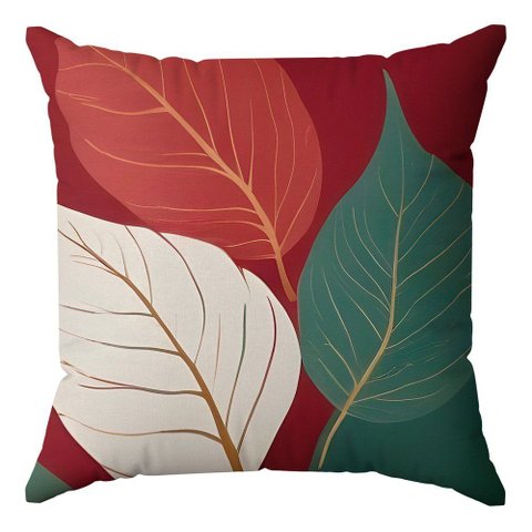 Kit 3 Capas de Almofadas Folhas 10 45x45 - Id Decor