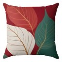 Ver imagem 1 de Kit 3 Capas de Almofadas Folhas 10 45x45 - Id Decor