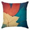 Ver imagem 2 de Kit 3 Capas de Almofadas Folhas 10 45x45 - Id Decor